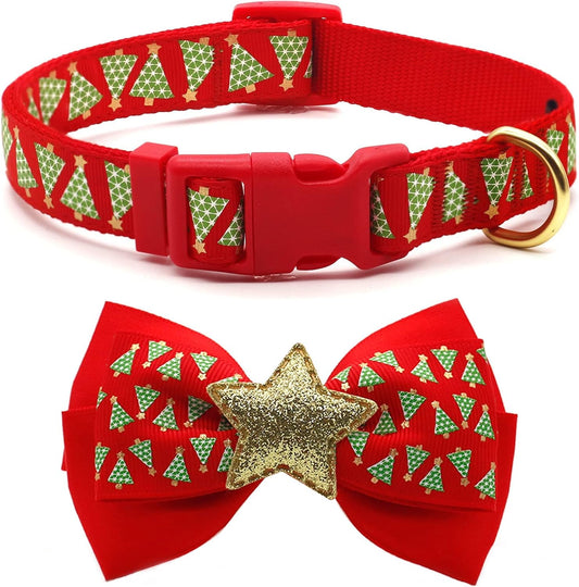 Jingle Bow Wow: The Festive Green Tree Bling for Pooches Who Want to Sleigh the Holidays!